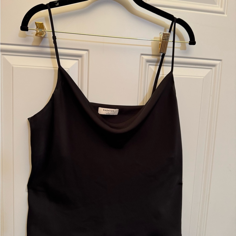 Babaton Black Sleeveless Camisole Top